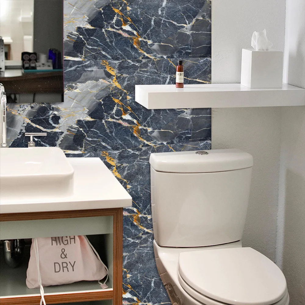 Мраморная кристаллическая твердая керамическая плитка для ванной комнаты