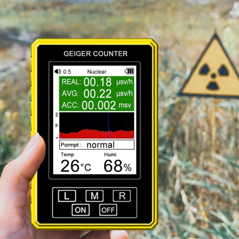 

Счетчик Гейгера, портативные детекторы ядерного и электромагнитного излучения, тестер радиоактивного метра с цифровым дисплеем,