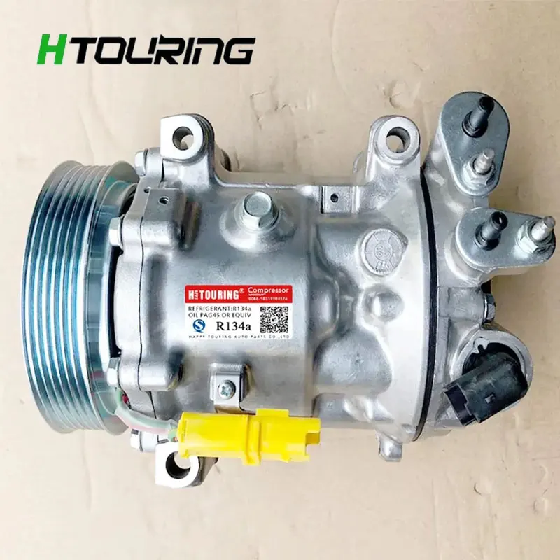 Компрессор переменного тока SD7C16 для Citroen c4 C5 Peugeot 407 5063 1349F 9670022180 6453XA 648702 6453XC 648779 648703