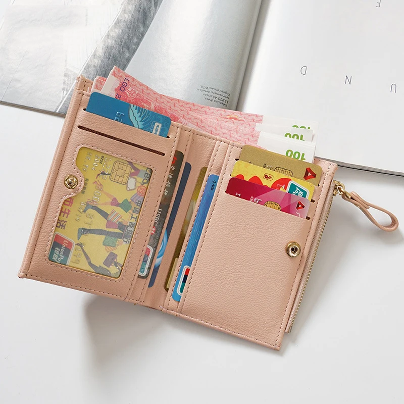 Модный женский кошелек тонкий на молнии женские кошельки из искусственной кожи