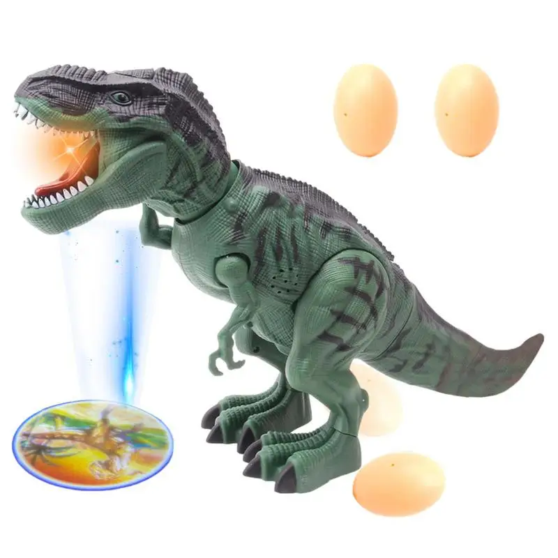 

Electric Spray Dinosaur Toy With Roaring Sound Simulation Animal Model Walking Music Lighting Dinosaur Toy Children's Gifts