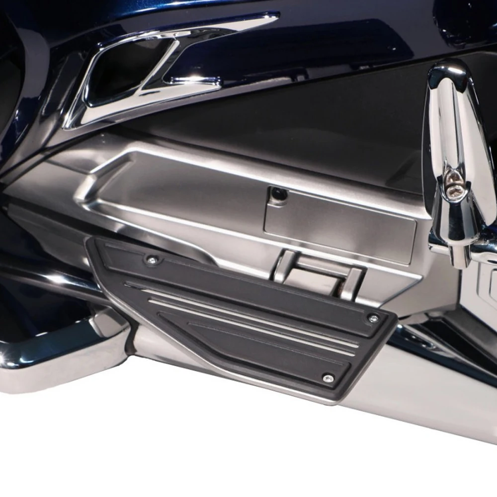 

Для Honda Gold Wing GL1800 F6B 2018 + 2 штуки мотоцикла пассажирский задний Педальный ковер GL1800 Золотая подставка под крыло ножная педаль