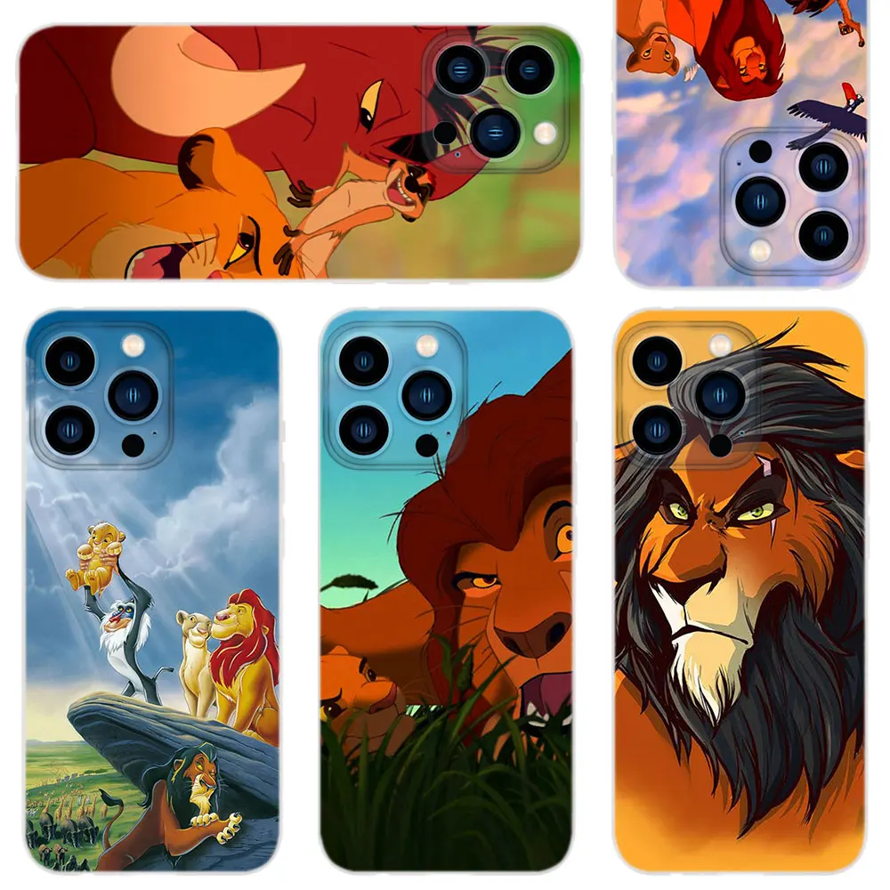 

Lion King Silicone Soft Coque Shell Case For Apple iPhone 13 12 11 Pro X XS Max XR 6 6S 7 8 Plus Mini SE 2020