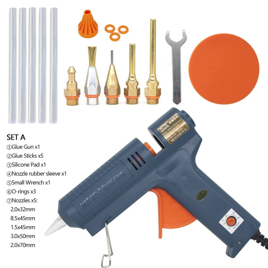 

Клеевой пистолет Sackful 150 Вт, темно-зеленый