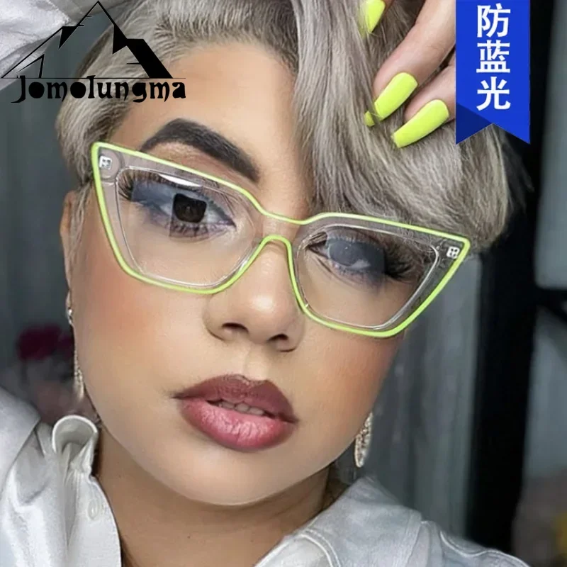 Прозрачная оправа для очков кошачий глаз новинка 2022 женские простые очки с