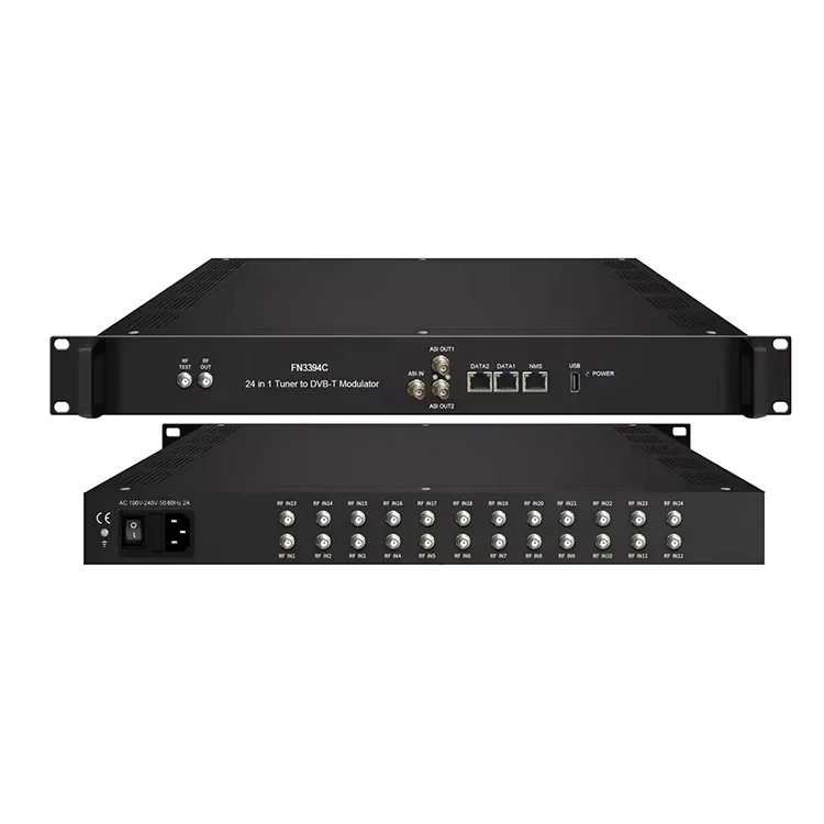 Фото Лидер продаж FN3394C DVB-T модулятор 16/24 FTA тюнер DVB-S2 в DVB-T трандулятор незаменимый для радио-телевизионного вещательного оборудования №2