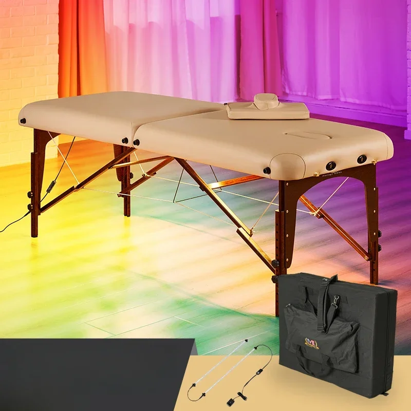 Portable Massage Stretchers Massager Professional Stretcher Folding Bed Tools Lit De Pliant Spa Mobiliario Para Salon Belleza
