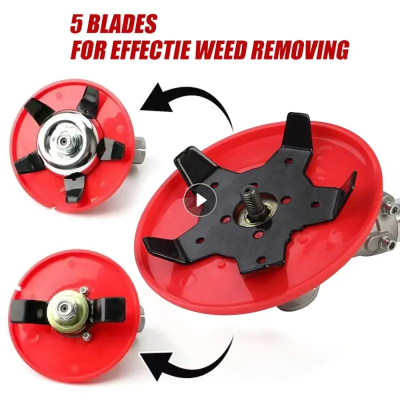 

Multi-functional 5/2 Teeth Garden Lawn Mower Blade Grass Trimmer Brush Cutter Head Universal Tool Weed Cutter Blades Steel Hedge