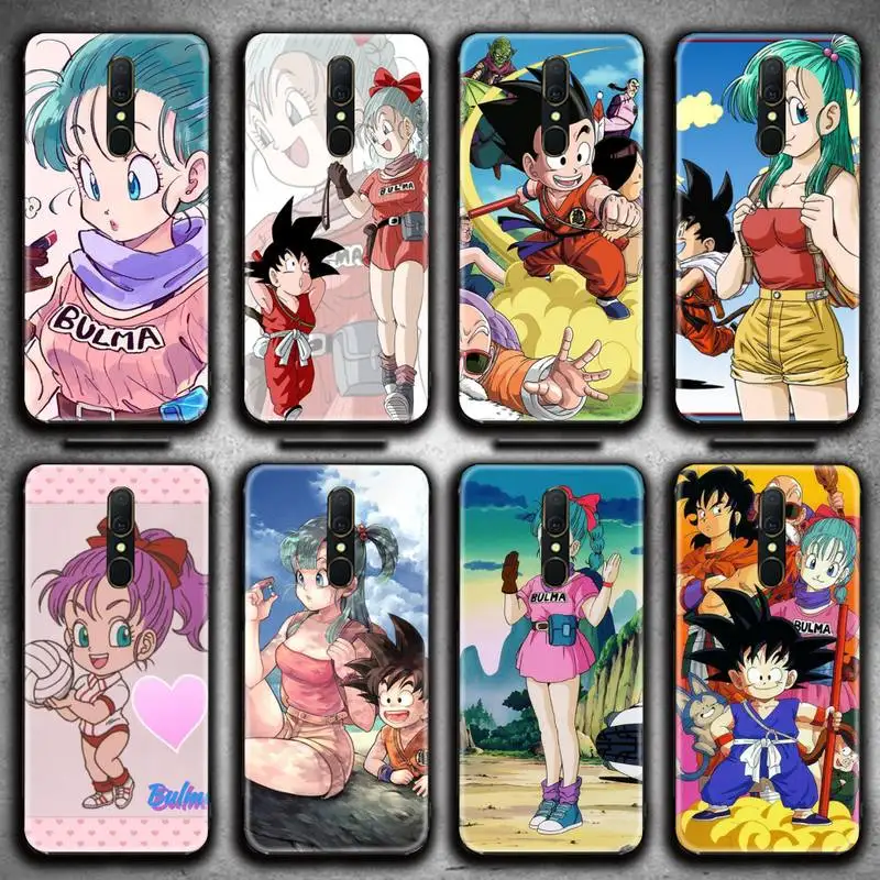 

Dragon Ball Bulma and Goku Phone Case For Oppo A5 A9 2020 Reno2 z Renoace 3pro A73S A71 F11