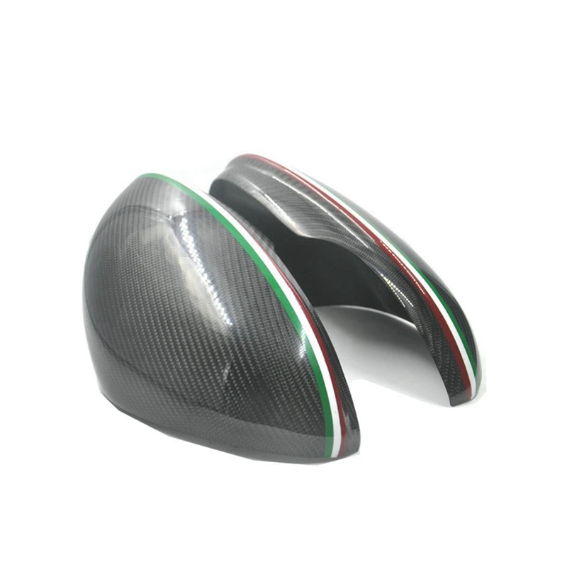 

For Alfa Romeo Giulia Rear View Mirror Housing Stelvio Retrofit Tricolour Carbon Fibre Reversing Mirror Housing