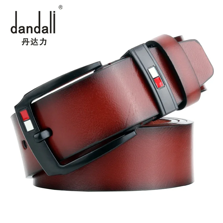 

Cross border men's belt antique needle buckle belt Amazon men's casual vintage belt