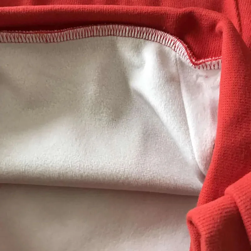 Корейский Женский свитшот с плюшевой подкладкой зимние осенние толстые