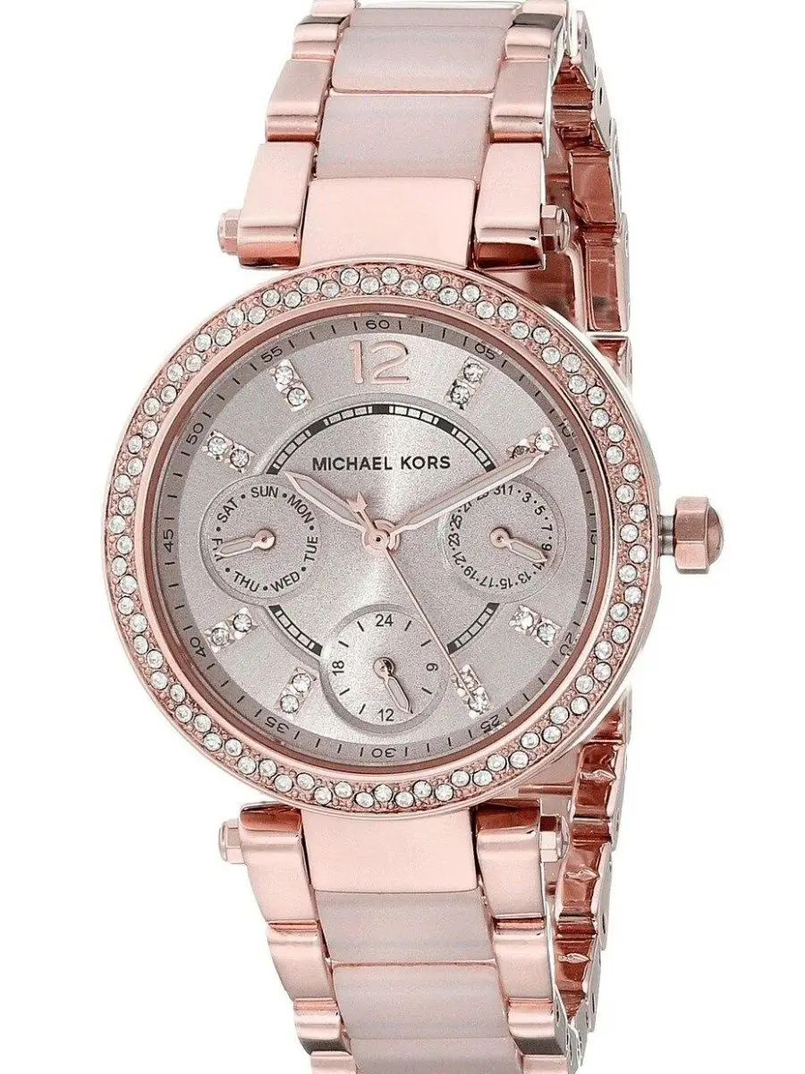 Фото Часы женские наручные Michael Kors Parker Mini оригинальные в подарочной упаковке кварцевый механизм MK6110 №2