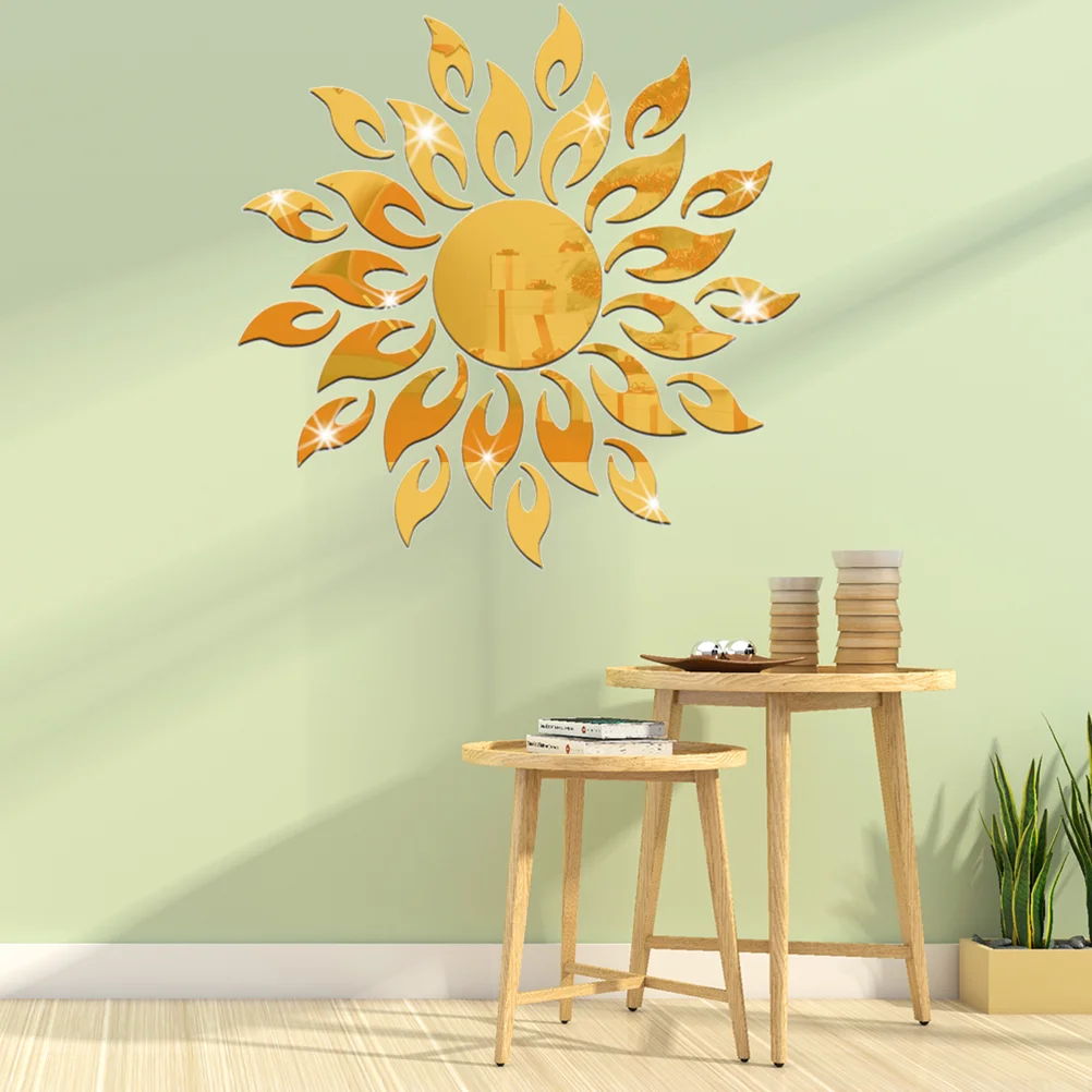 

Removable Wall Sticker Wall Sticker Mural Wall Decal Appliques Embellishments Sun Flower Home Decor Decals Nordic Sticker