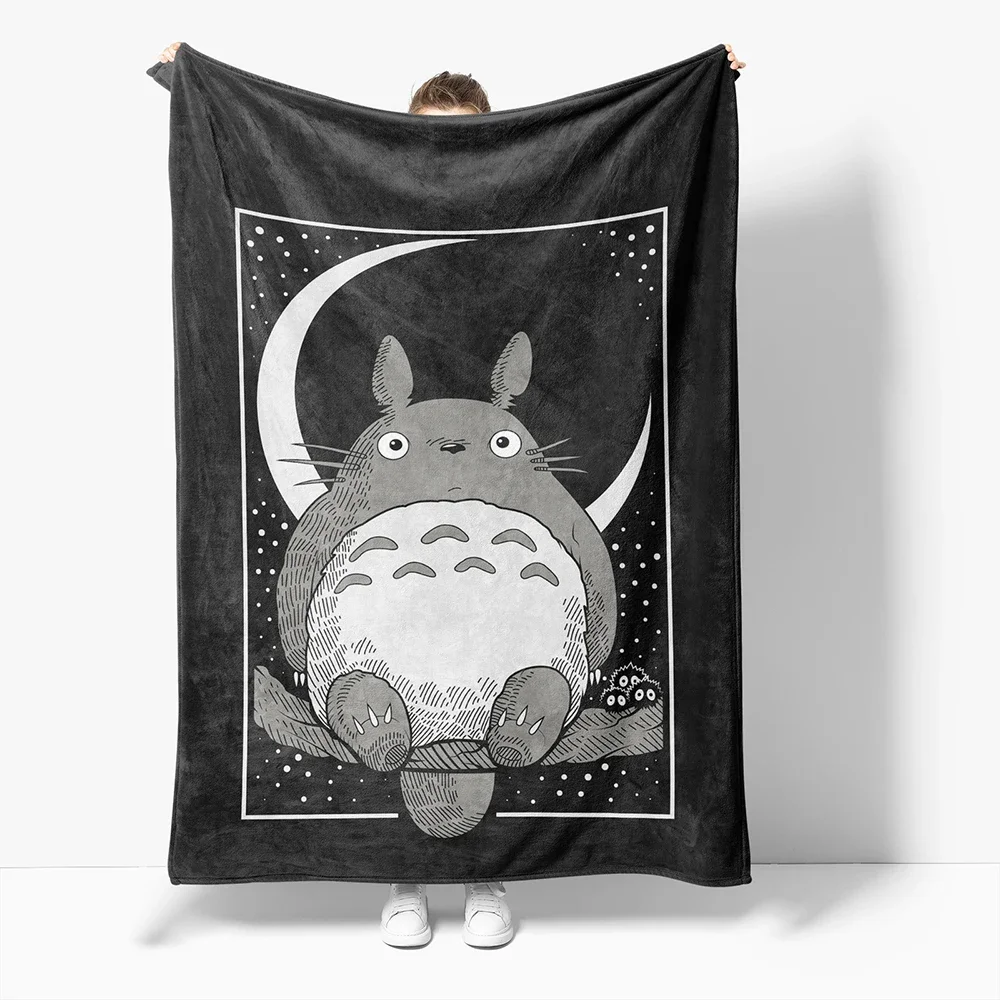 

Totoro Sherpa Blanket Flannel Blanket for Bedding Room Sofa Soft Blanket Bedspread Home Decor Office Nap