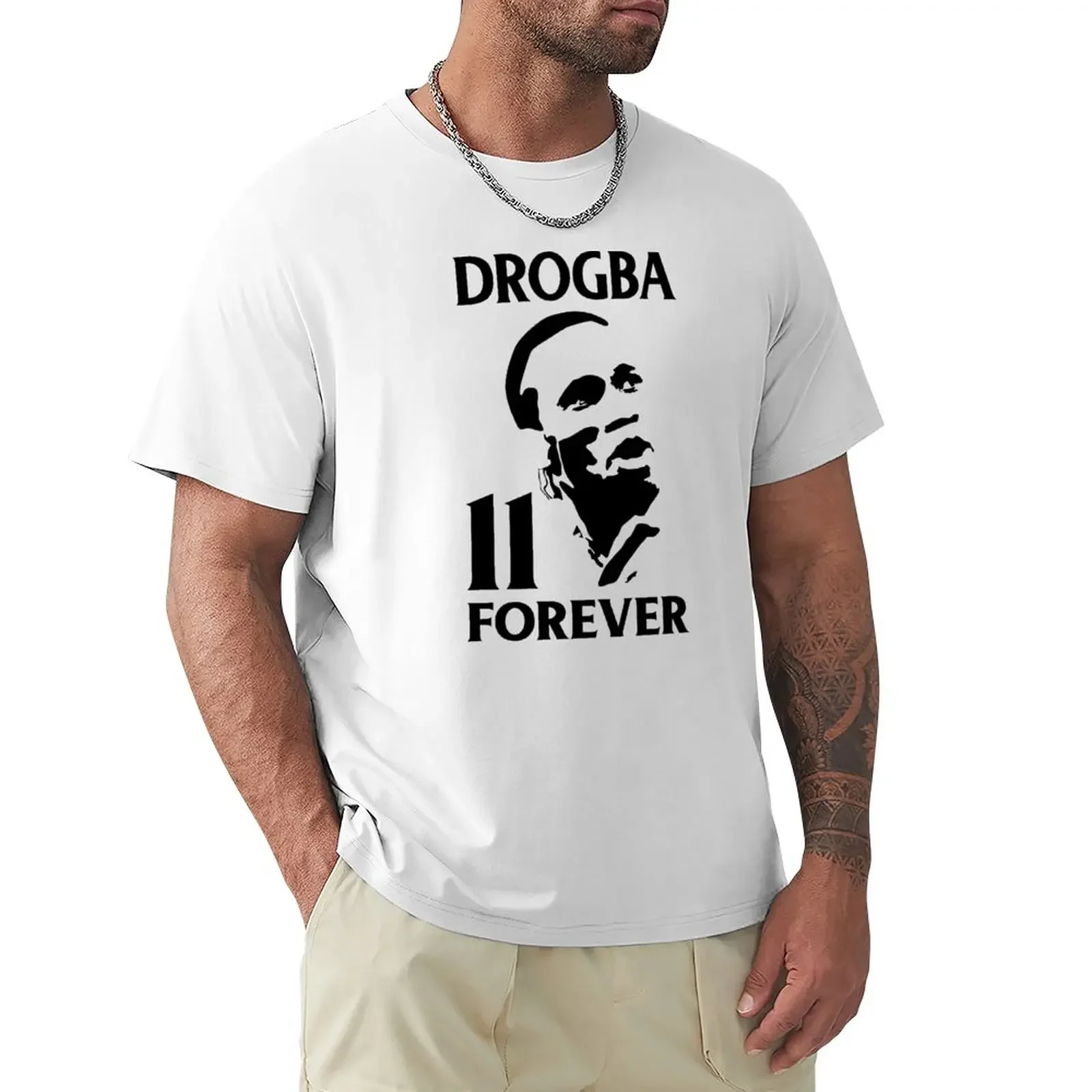 Футболка Drogba Forever Fan Art великолепная одежда funnys для мужчин