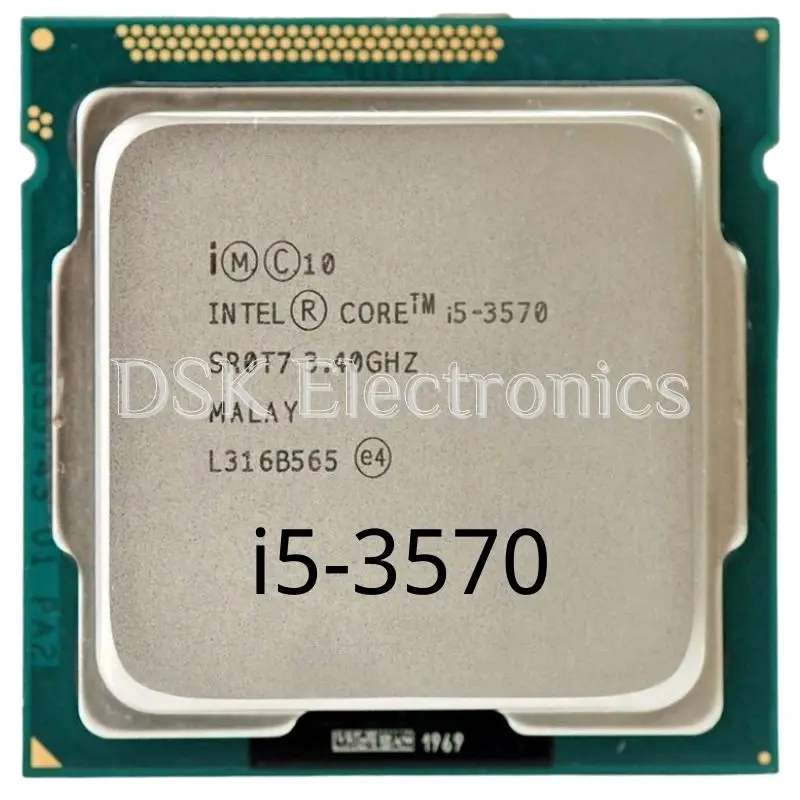Процессор Intel Core i5-3570 i5 3570 3 4 ГГц LGA 1155 четырехъядерный четырехпоточный процессор
