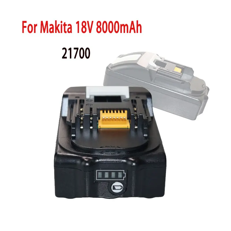 

Сменный аккумулятор BL1860 18 в 8,0 Ач 21700 для беспроводных электроинструментов Makita BL1850 BL1840 18 в