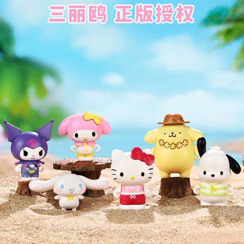 Sanrio плавающий парад строительный блок игрушка Kuromi Cinnamoroll Hello Kitty понравико помпон