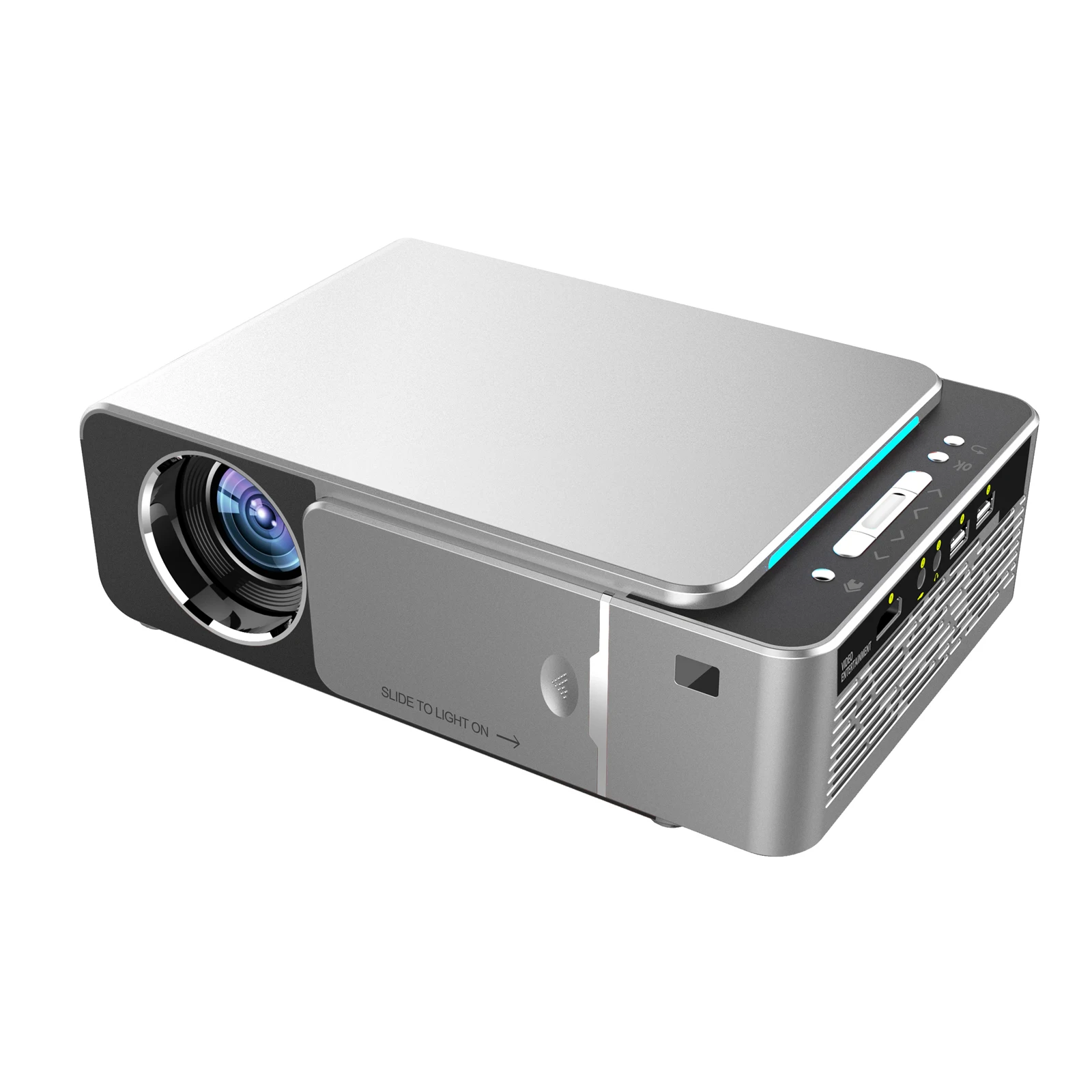 

UC46 portable to carry and store Brightness1200 smart home theater projector