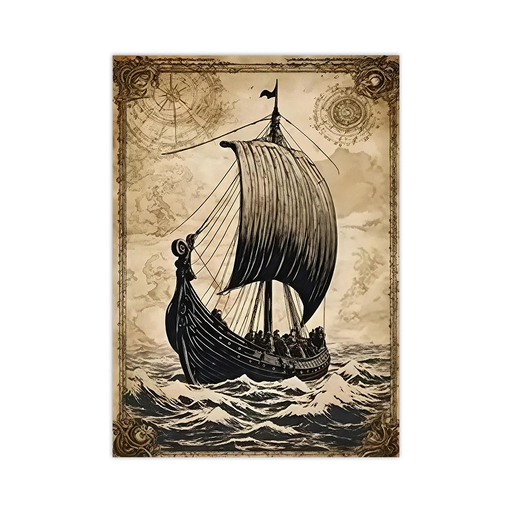 

Настенный плакат Assukalim Викинги