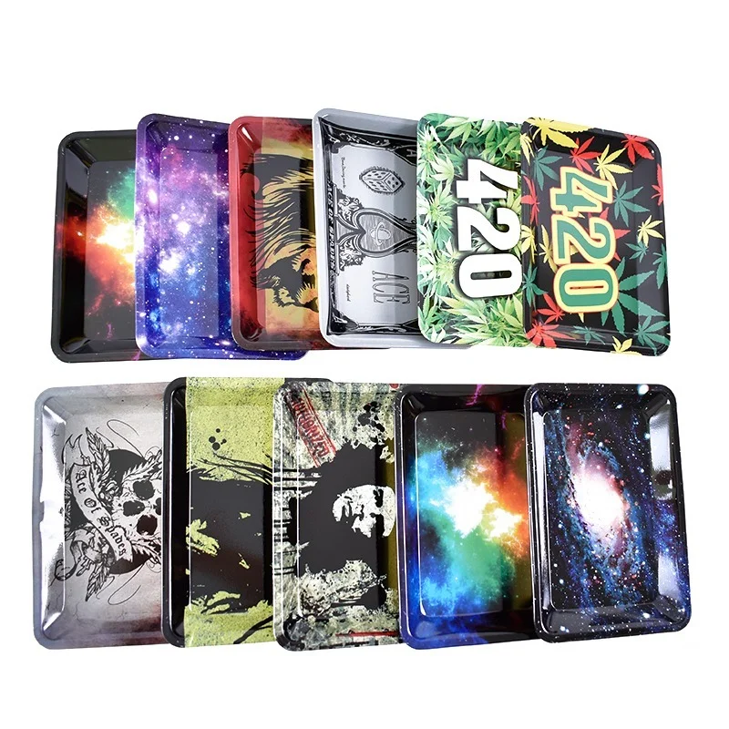 

Tobacco Rolling Tray Storage Plate for Smoking Herb Grinder Cigarette Container Handroller 18cm*12.5cm