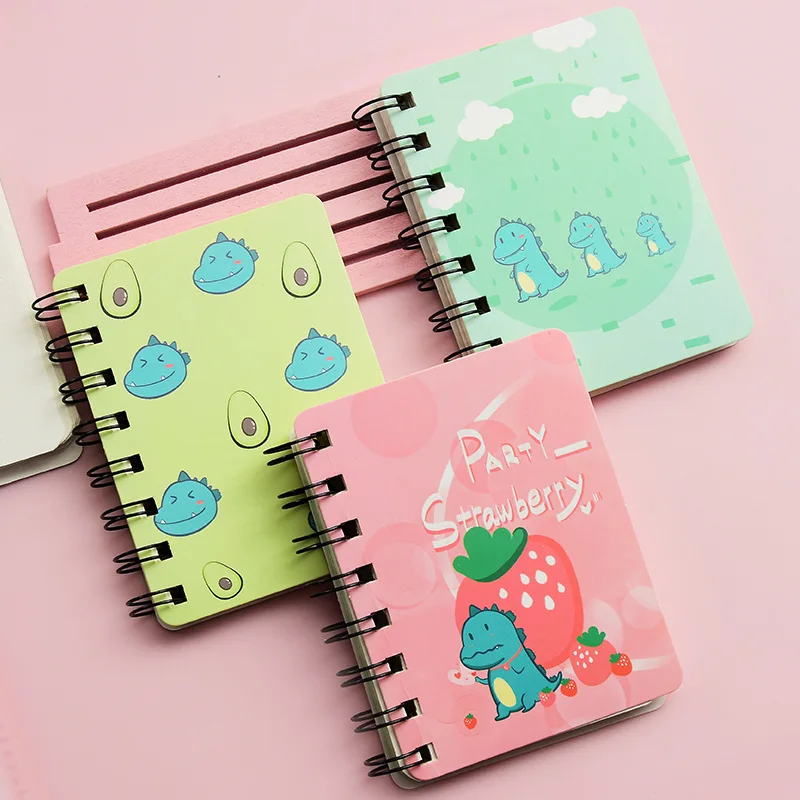 

Kawaii Creative Cartoon Coil This Cute Monster Portable Planners A7 Notebook Mini Notepad Student Office Stationery