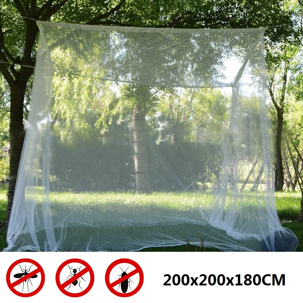 

Outdoor Insect Tent Travel Repellent Tent Camping Mosquito Net Indoor Insect Reject 4 Corner Post Canopy Curtain Bed Hanging Bed