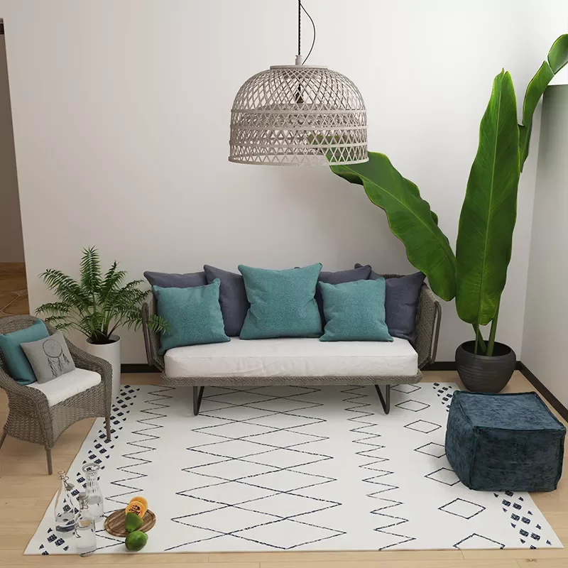 

Качественные мягкие коврики в марокканском стиле для гостиной, напольный дверной коврик, изящный домашний декор для спальни, коврики для оф...