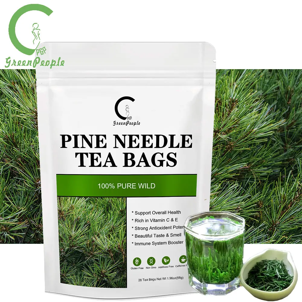 

GPGP GreenPeople Natural Pine Needle-Tea Chlorophyll Stress Relief&Better sleep Soften vessels Lower blood Pressure