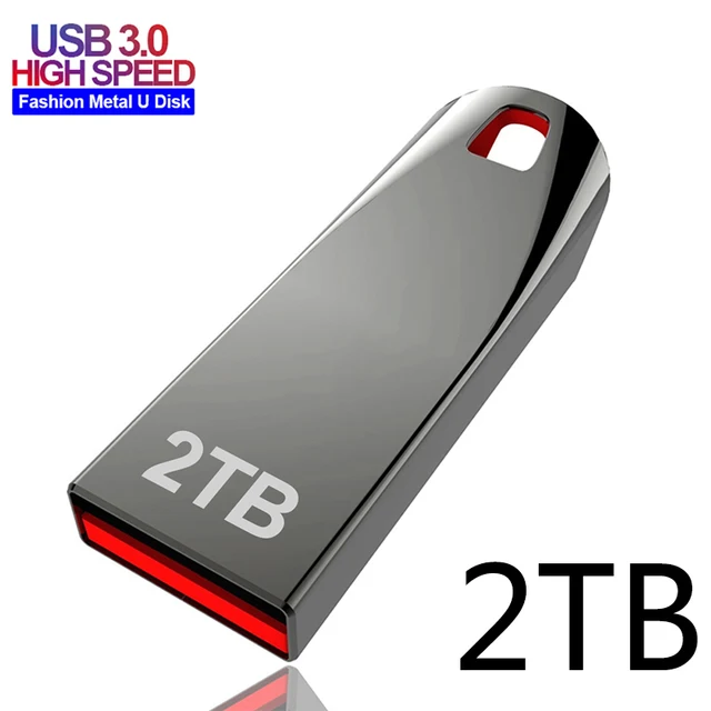 Metal Usb 3.0 Pen Drive 2TB Cle Usb Flash Drives 1TB High Speed Pendrive 512GB Portable SSD Memoria Usb Flash Disk 1
