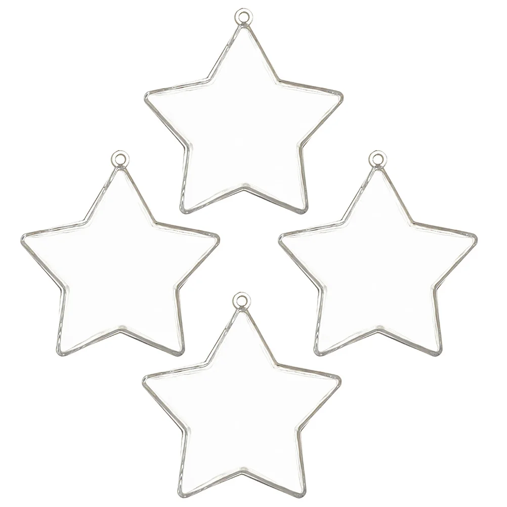 

Candy Clear Boxeschristmas Box Star Transparent Party Ornamentcontainer Favor Snack Holder Gift Wedding Goodies Bags Shape