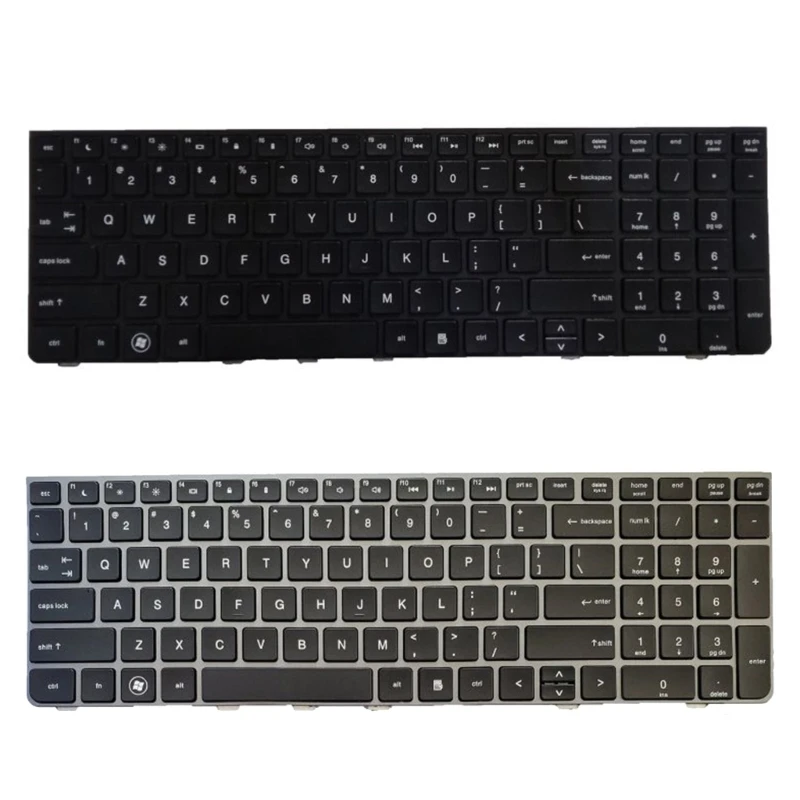 

Клавиатура для ноутбука hp Probook 4535S 4530S 4730S, Черная/серебристая