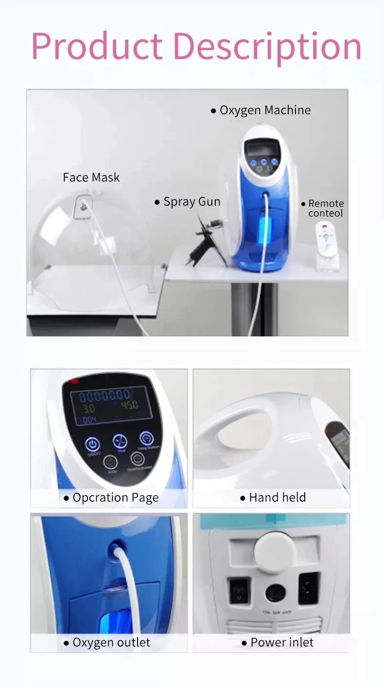 Фото O2 to Derm с светодиодный Oxygen Dome машина для лицевой терапии для омоложения кожи №4