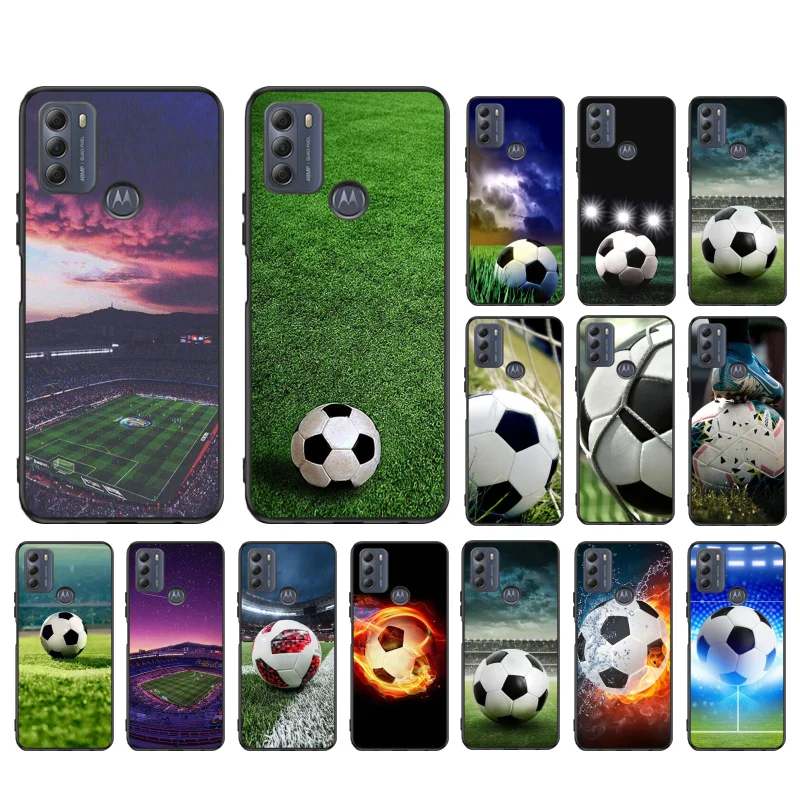 

Football Phone Case for Motorola Moto E32 E20 E40 G22 G52 G20 G30 G100 G60 G50 G10 GPure GStylus G9 One Action Macro