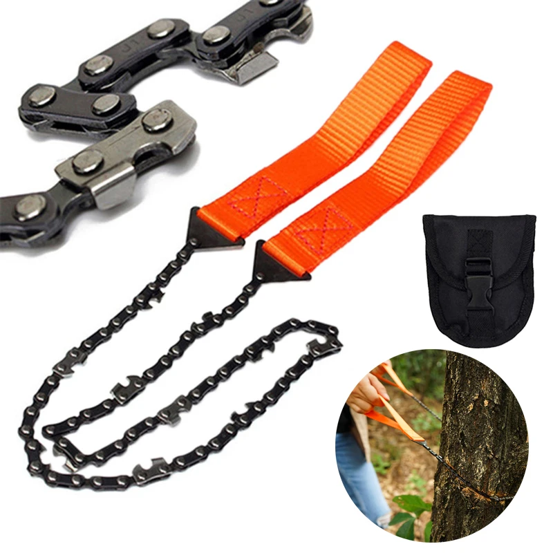 

Outdoor Portable Hand-drawn Wire Saw Survival Chain Saw Chainsaws Camping Hiking Pocket Chain Saws Woodworking Tools Hand Tool