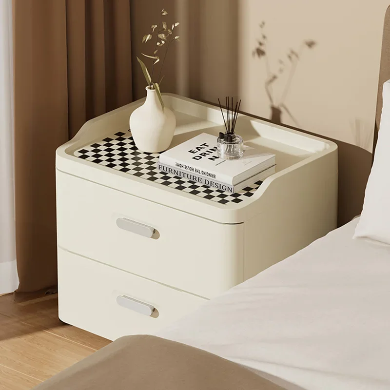 Угловой прикроватный столик Современная ночная тумбочка среднего века в