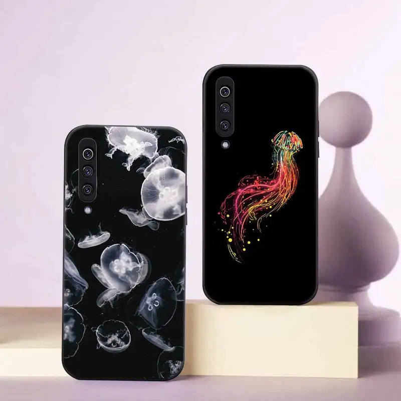 

Jellyfish cute animal Phone Case For Samsung galaxy A S note 10 12 20 32 40 50 51 52 70 71 72 21 fe s ultra plus