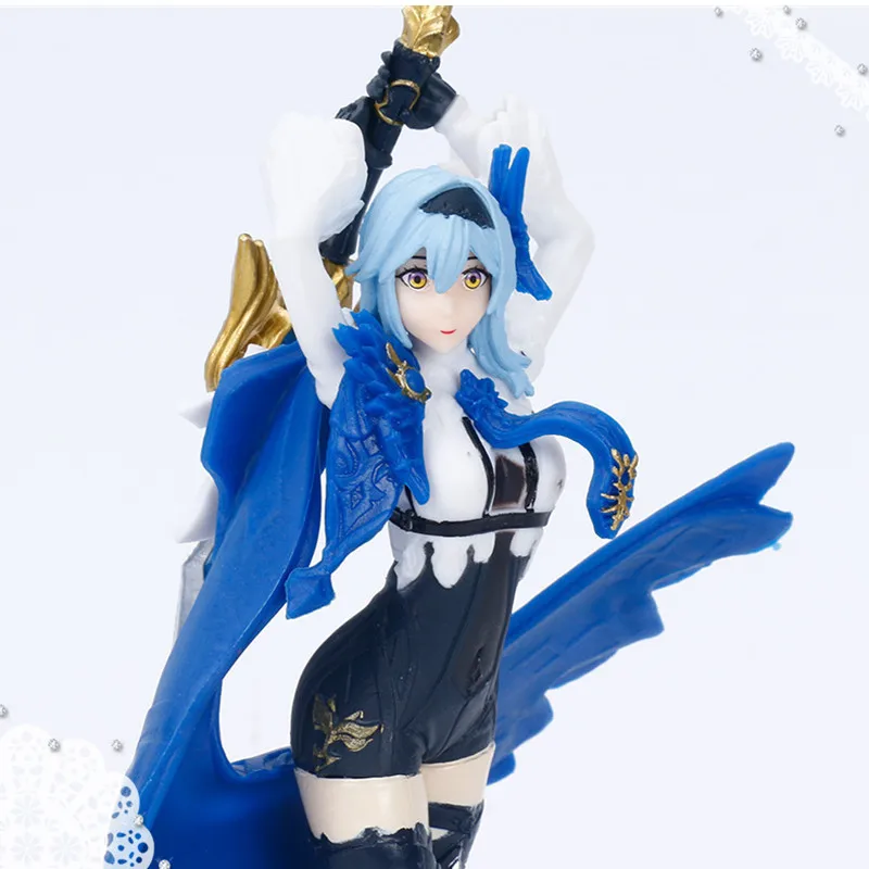 

Animes Peripheral Games Genshin Impact Anime Figure Eula Kawaii Girl Action Figure Pvc Collectible Model Doll Ornaments Toy Gift