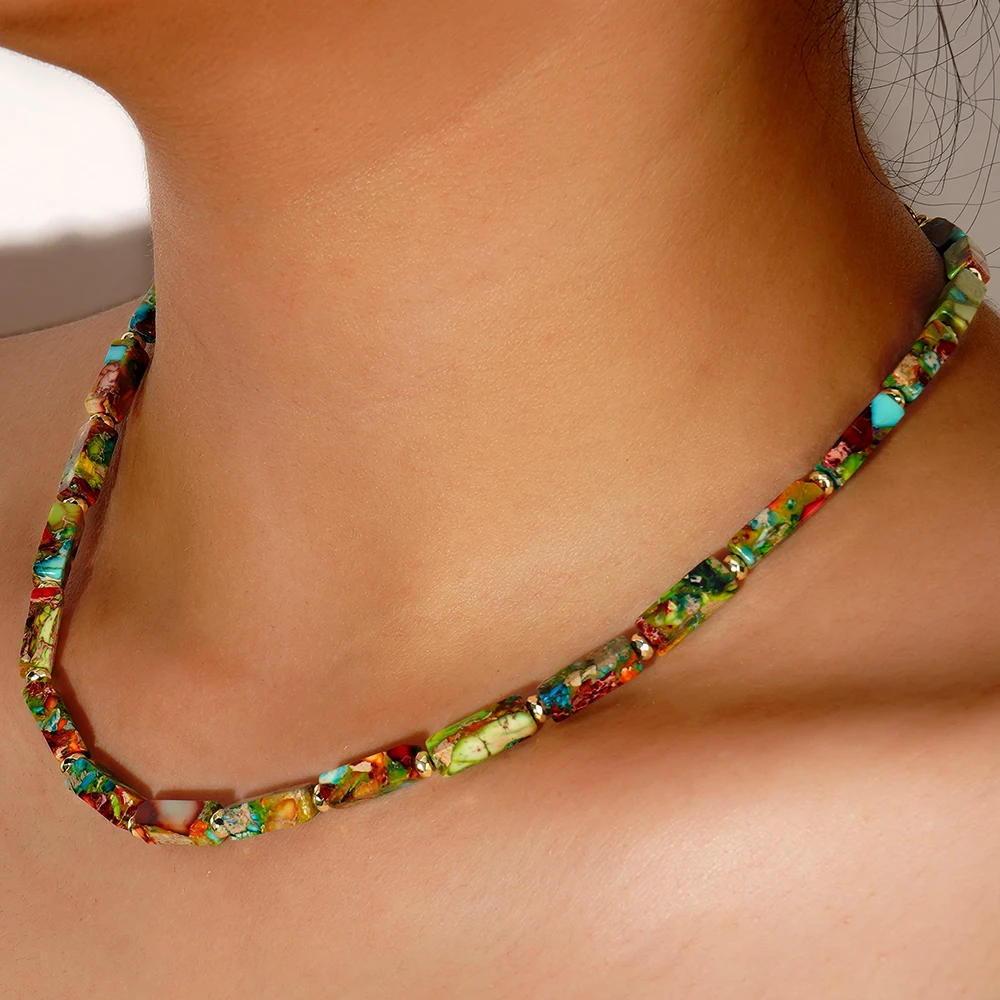 1 шт. богемный Железный галл камень граненый разделитель прямоугольный цветной