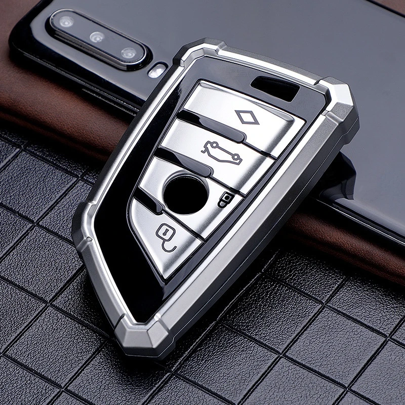 

TPU Car Key Case Cover Fob Keychain Holder for BMW X1 X3 X5 X6 X7 1 3 5 6 7 Series G20 G30 G11 F15 F16 G01 G02 F48 Keyring Shell