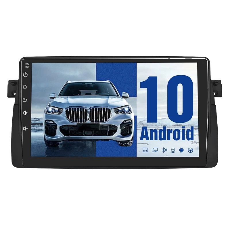 

Andriod 10.0 Car Radio Stereo For BMW 3 Series E46 323Ci 325Ci 330Ci 318I 328I 330Xi M3 1998-2006