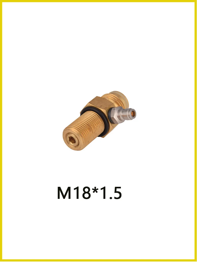 

Аксессуары для дайвинга M18 * 1,5 1/4 "-18UNF G1/2-14 игольчатый клапан Acoples Rapidos De Aire, пневматический фитинг