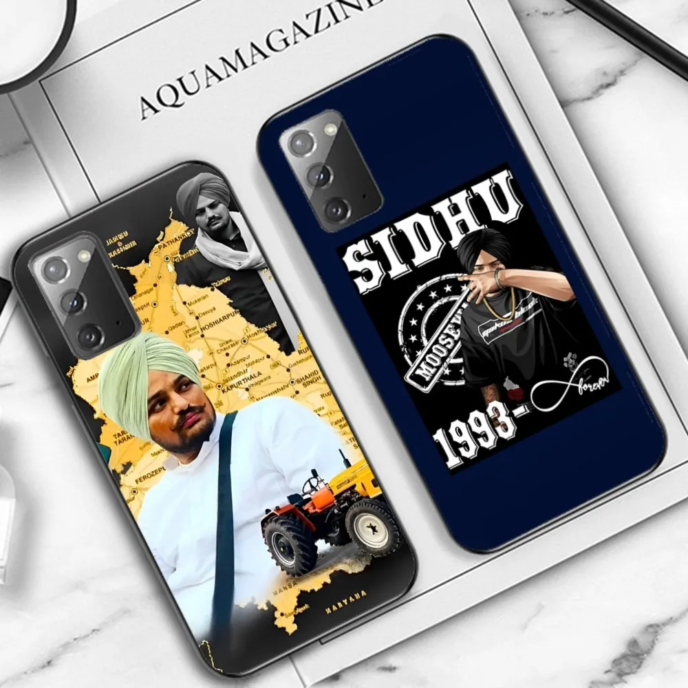 

Indian Rapper Sidhu Moose Wala Phone Case For Samsung Note 8 9 10 20 pro plus lite M 10 11 20 30 21 31 51 A 21 22 42 02 03