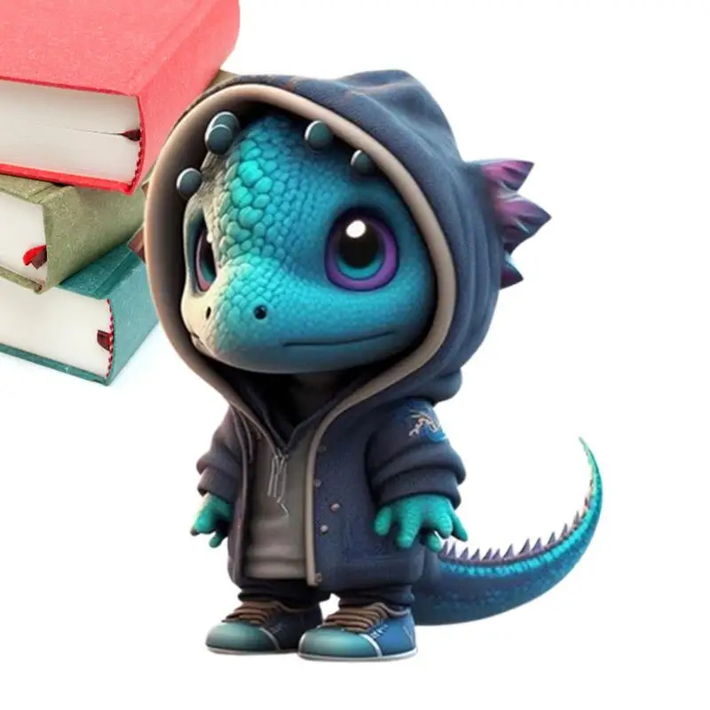 Полимерная крутая садовая Статуя Дракона многофункциональная статуя животного