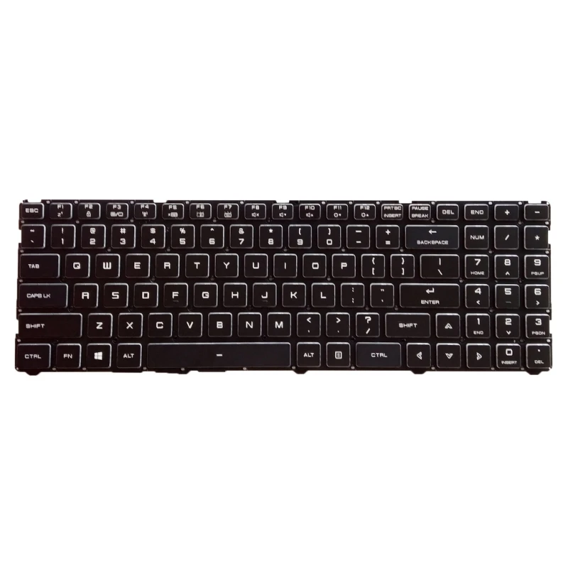 

Клавиатура US для ноутбука Machinenike Z3 Z2 G65T 7000 с белой подсветкой X3UF