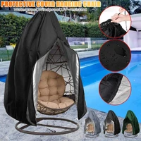 waterproof outdoor swing chair hanging egg chair cover dust cover garden patio cover with zipper protective cover for outdoor