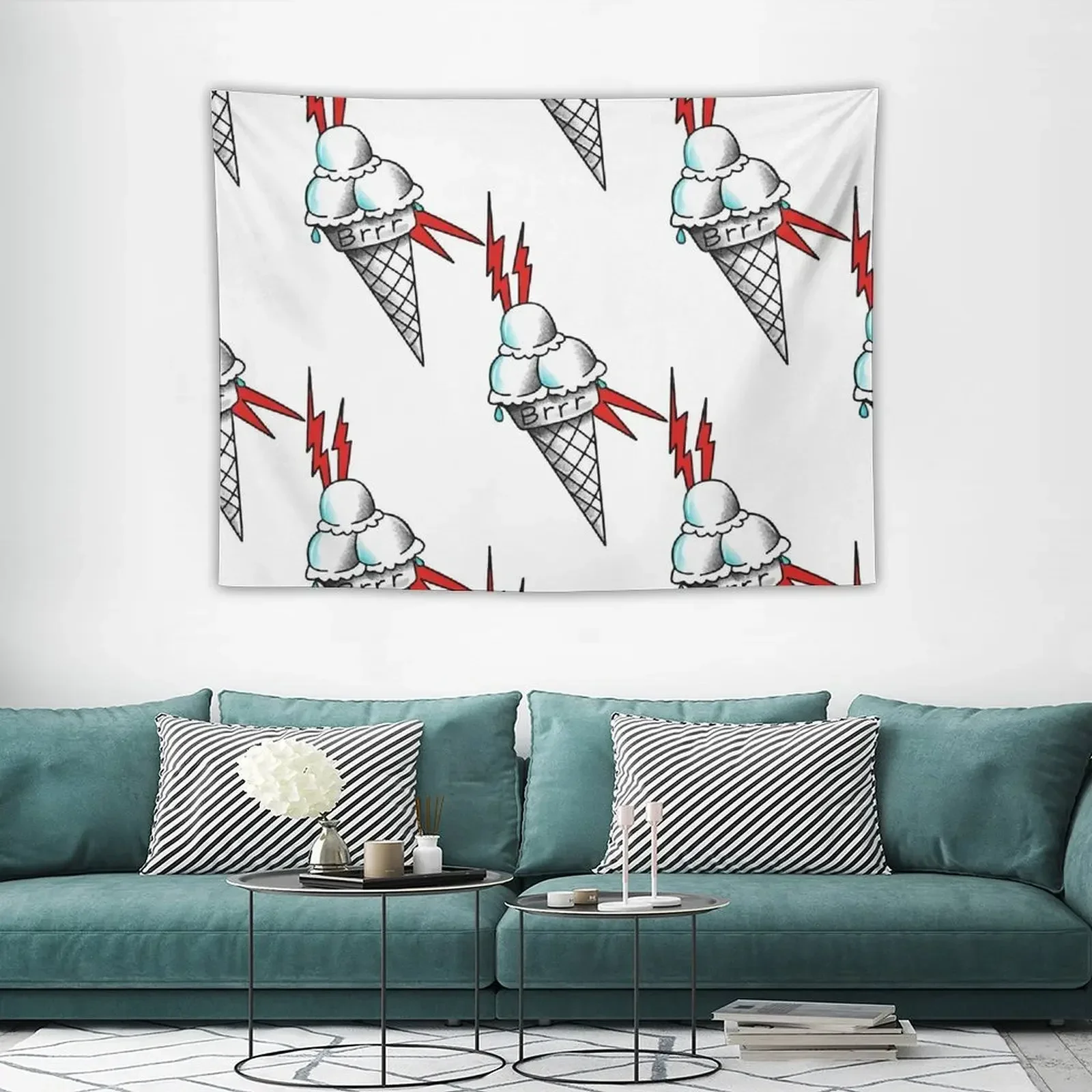 Brrr гобелен для мороженого украшение дома настенный