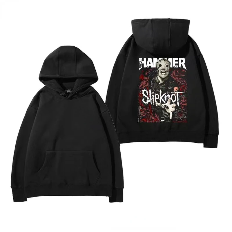 

Vintage Hip-Hop Punk Band Holiday Print Men's Hoodie Oversize Casual Fashion Winter High-Quality Harajuku Sweater Free Shipping