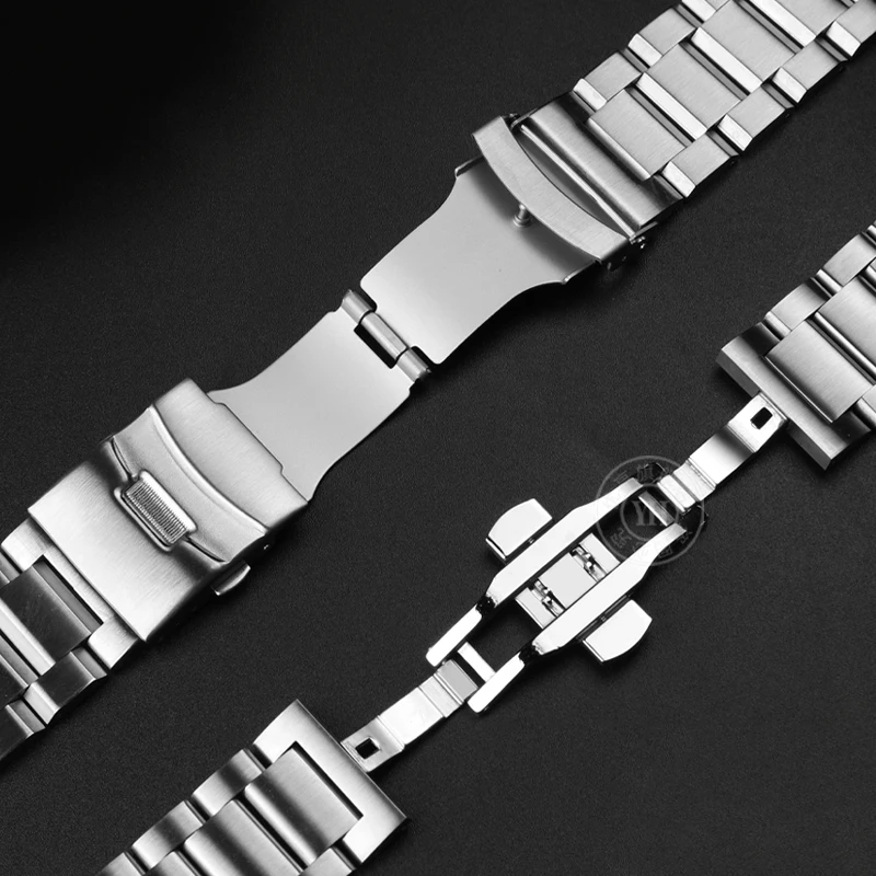 Stainless Steel Watchband for Casio EFB-509 EFS-S510 EFR526/303/304/530/552 Men's BEM-506/501 Bracelet Wristband 20 22mm